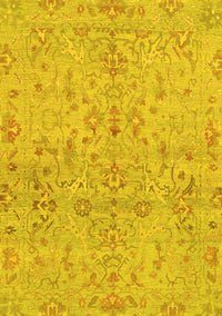 Oriental Yellow Traditional Rug, abs1723yw