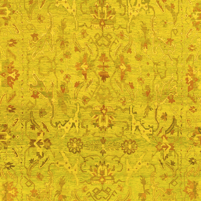 Oriental Yellow Traditional Rug, abs1723yw