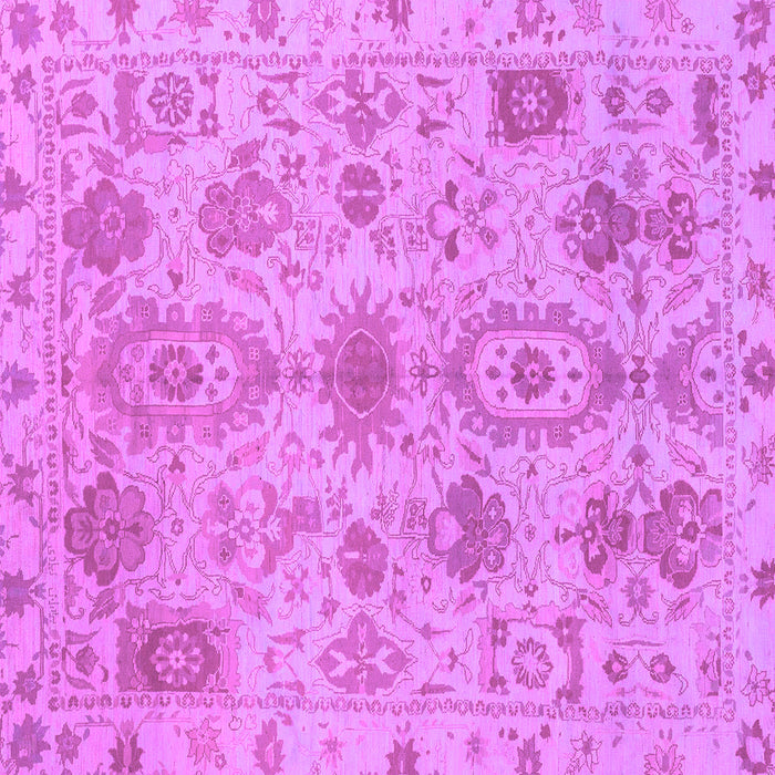 Square Machine Washable Oriental Purple Traditional Area Rugs, wshabs1724pur