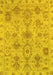 Oriental Yellow Traditional Rug, abs1724yw