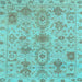 Square Oriental Light Blue Traditional Rug, abs1724lblu