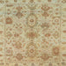 Square Abstract Bronze Brown Oriental Rug, abs1724