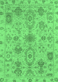 Oriental Emerald Green Traditional Rug, abs1724emgrn