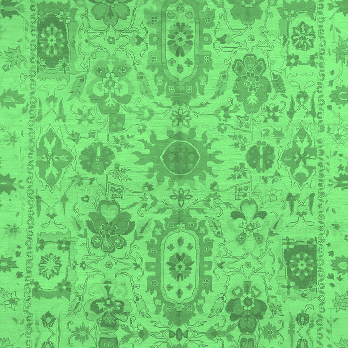 Oriental Emerald Green Traditional Rug, abs1724emgrn