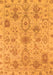 Machine Washable Oriental Orange Traditional Area Rugs, wshabs1724org