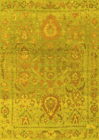 Oriental Yellow Traditional Rug, abs1725yw