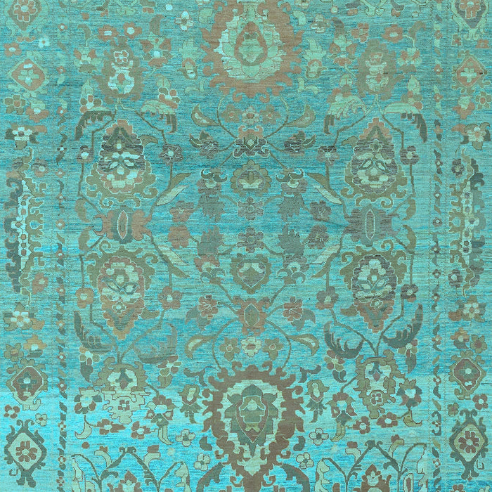 Oriental Light Blue Traditional Rug, abs1725lblu