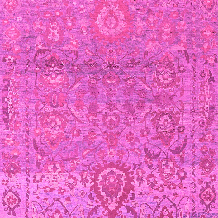 Machine Washable Oriental Pink Traditional Rug, wshabs1725pnk