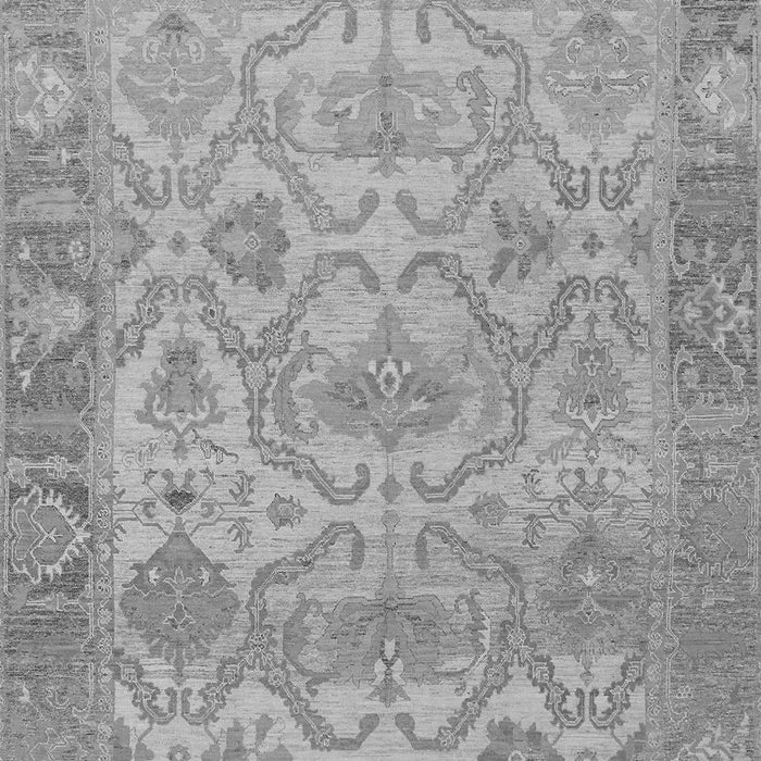 Machine Washable Oriental Gray Traditional Rug, wshabs1726gry