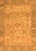 Machine Washable Oriental Orange Traditional Area Rugs, wshabs1726org