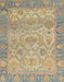 Abstract Dark Almond Brown Oriental Rug, abs1726