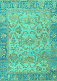 Oriental Turquoise Traditional Rug, abs1726turq