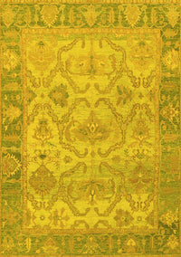 Oriental Yellow Traditional Rug, abs1726yw