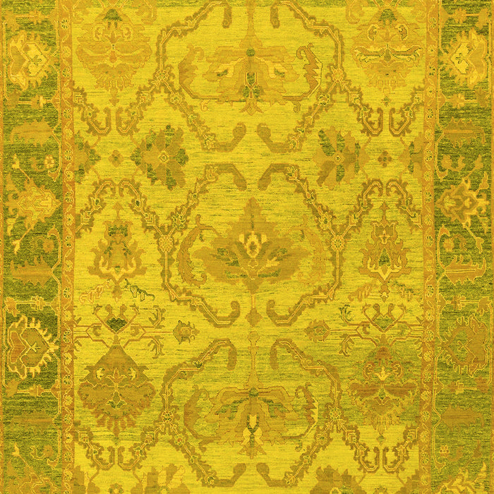 Oriental Yellow Traditional Rug, abs1726yw