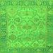 Square Oriental Green Traditional Rug, abs1726grn