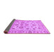 Sideview of Oriental Purple Traditional Rug, abs1727pur