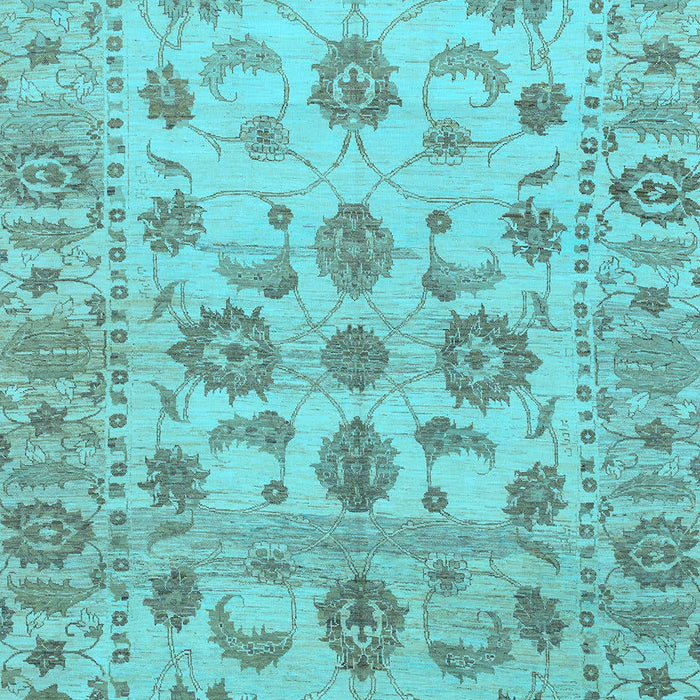 Oriental Light Blue Traditional Rug, abs1727lblu
