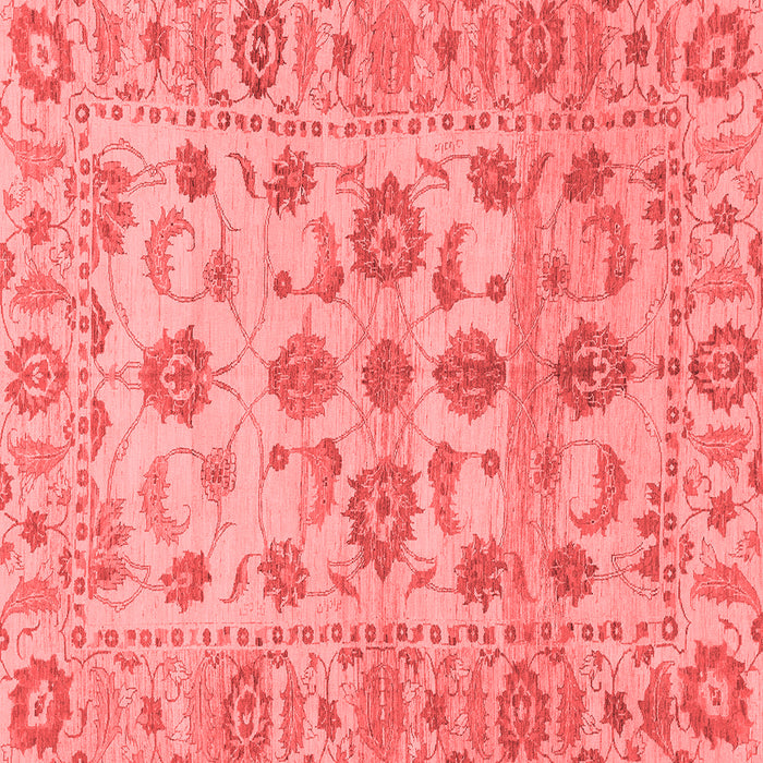 Machine Washable Oriental Red Traditional Rug, wshabs1727red