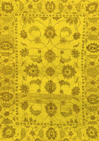 Oriental Yellow Traditional Rug, abs1727yw