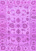 Machine Washable Oriental Purple Traditional Area Rugs, wshabs1727pur
