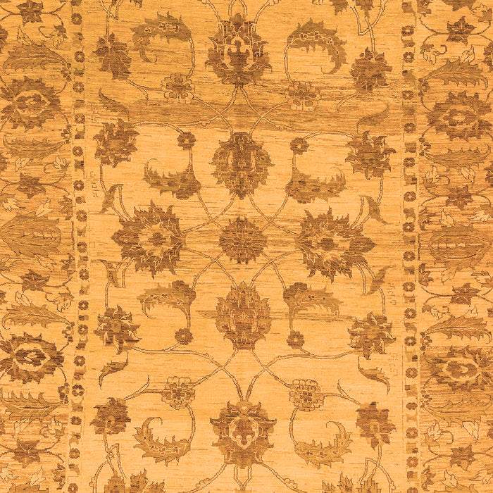 Machine Washable Oriental Orange Traditional Area Rugs, wshabs1727org