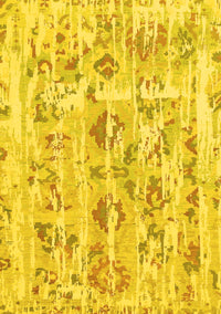 Oriental Yellow Traditional Rug, abs1729yw