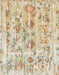 Machine Washable Abstract Metallic Gold Rug, wshabs1729