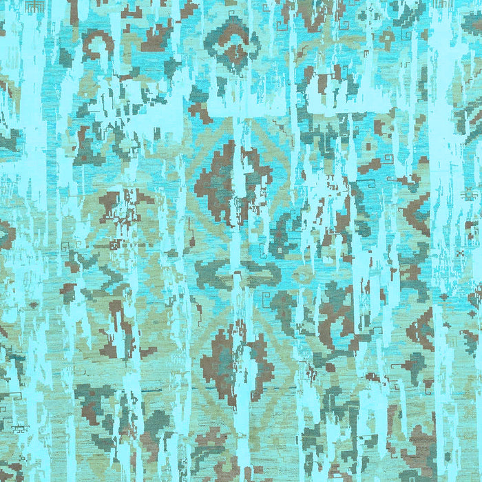 Oriental Light Blue Traditional Rug, abs1729lblu