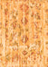 Machine Washable Oriental Orange Traditional Area Rugs, wshabs1729org