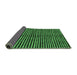 Sideview of Abstract Emerald Green Modern Rug, abs172emgrn