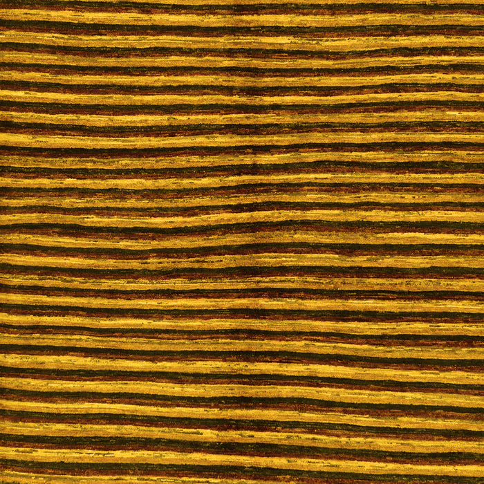 Machine Washable Abstract Yellow Modern Rug, wshabs172yw
