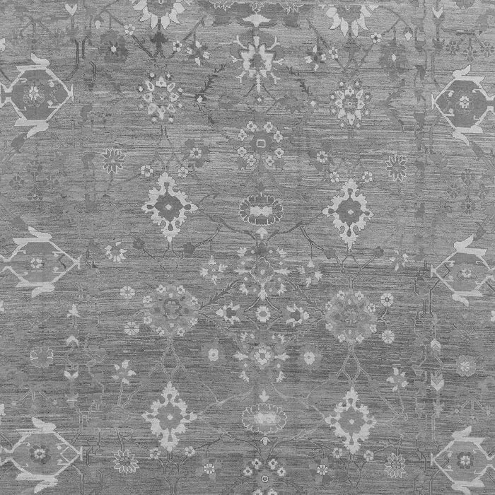Machine Washable Oriental Gray Traditional Rug, wshabs1730gry