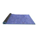 Sideview of Oriental Blue Traditional Rug, abs1730blu