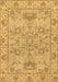 Machine Washable Oriental Brown Traditional Rug, wshabs1731brn