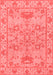 Oriental Red Traditional Area Rugs