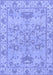 Machine Washable Oriental Blue Traditional Rug, wshabs1731blu