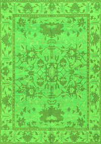 Oriental Green Traditional Rug, abs1731grn