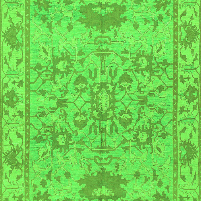 Oriental Green Traditional Rug, abs1731grn
