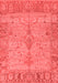 Oriental Red Traditional Area Rugs