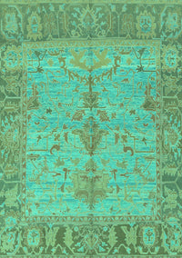 Oriental Turquoise Traditional Rug, abs1732turq