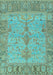 Oriental Light Blue Traditional Rug, abs1732lblu