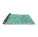 Sideview of Oriental Light Blue Traditional Rug, abs1733lblu