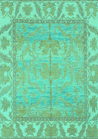 Oriental Turquoise Traditional Rug, abs1733turq