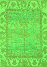 Oriental Green Traditional Rug, abs1733grn