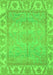 Oriental Green Traditional Rug, abs1733grn