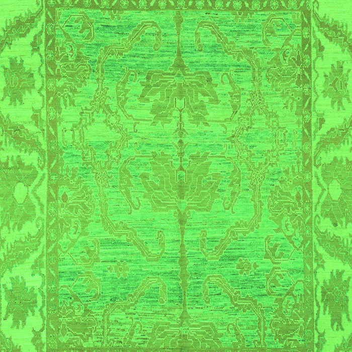 Oriental Green Traditional Rug, abs1733grn