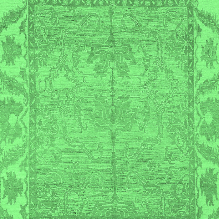 Oriental Emerald Green Traditional Rug, abs1733emgrn