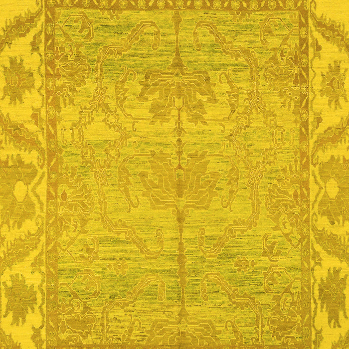 Oriental Yellow Traditional Rug, abs1733yw