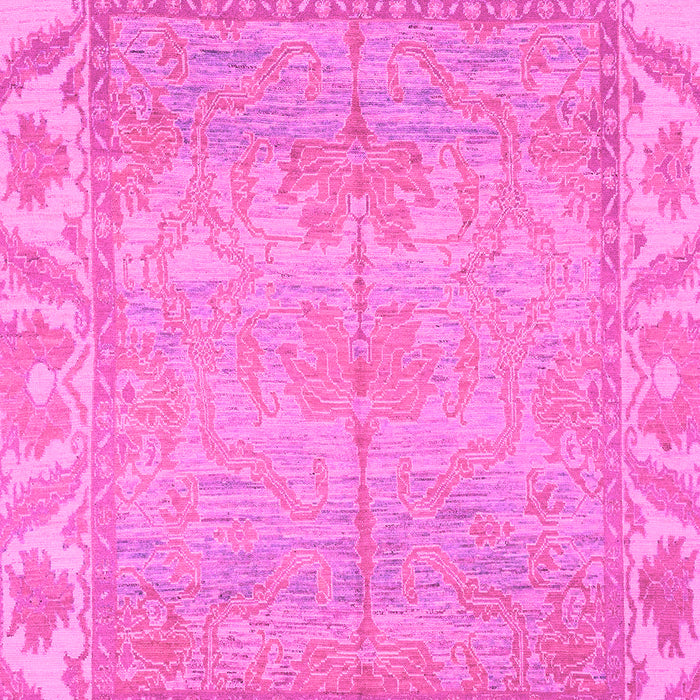 Machine Washable Oriental Pink Traditional Rug, wshabs1733pnk