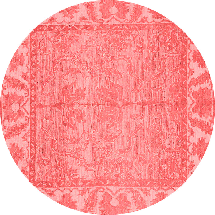 Machine Washable Oriental Red Traditional Rug, wshabs1733red